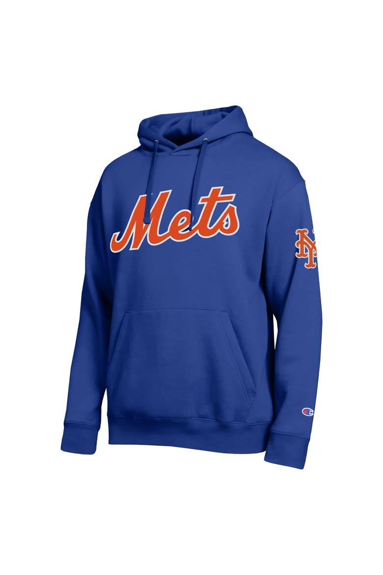 Men's Champion  Royal New York Mets All Star Wordmark Hoodie, Alternate, color, Royal