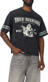 True Religion Washed Boxy Graphic T-Shirt