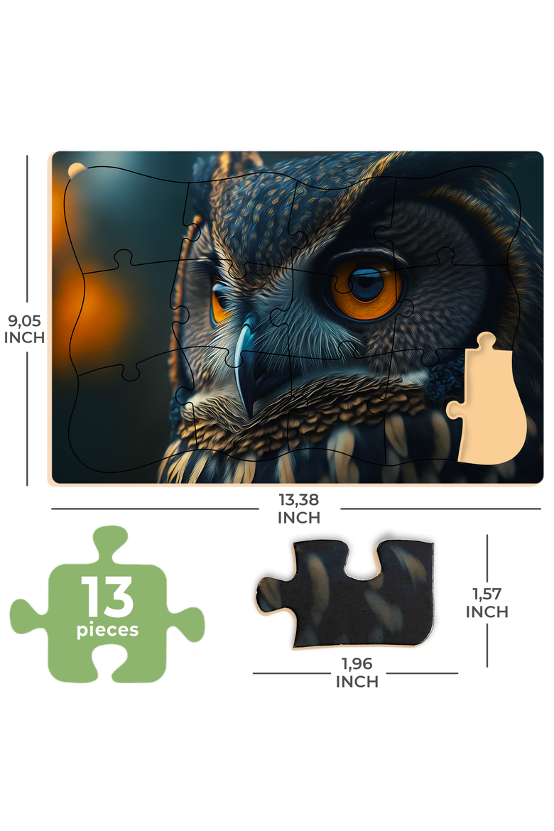 Dementia Puzzle Set for Adults - Large Piece Jigsaw Puzzles for Seniors, Alternate, color, Animals, Nature, City Life