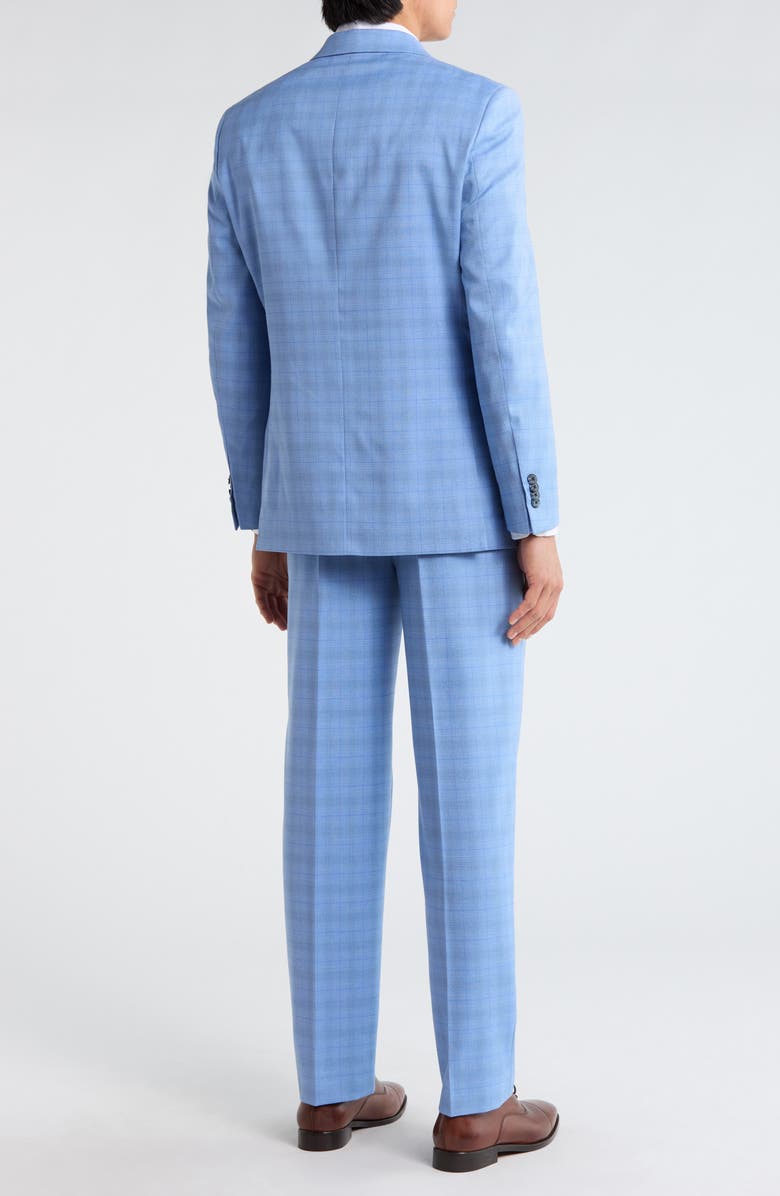 Nautica Light Blue Plaid Suit, Alternate, color, Lt. Blue Plaid