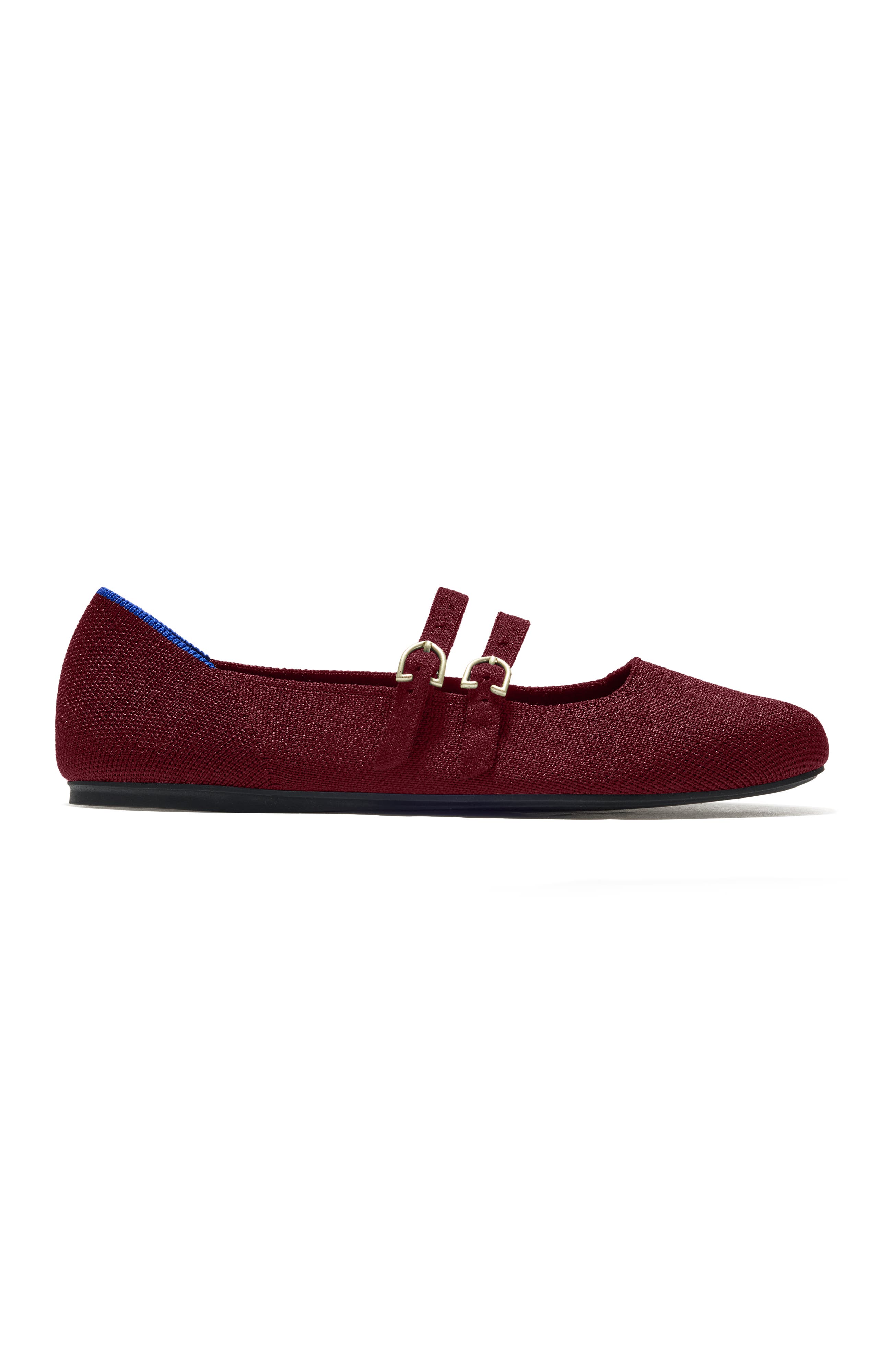 The Double Buckle Mary Jane, Alternate, color, Cabernet