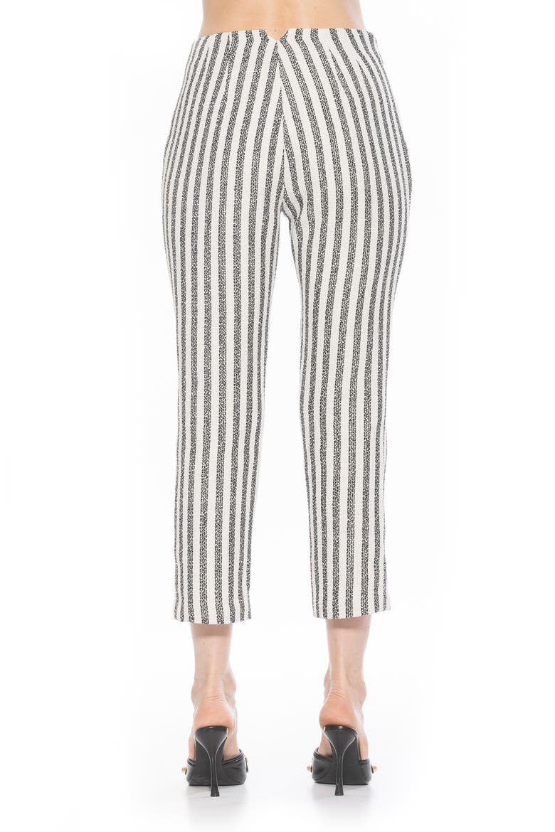 Clio Crop Tapered Pants, Alternate, color, NAVY STRIPE