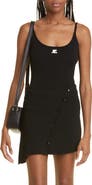 Courrèges Logo Rib Tank Top