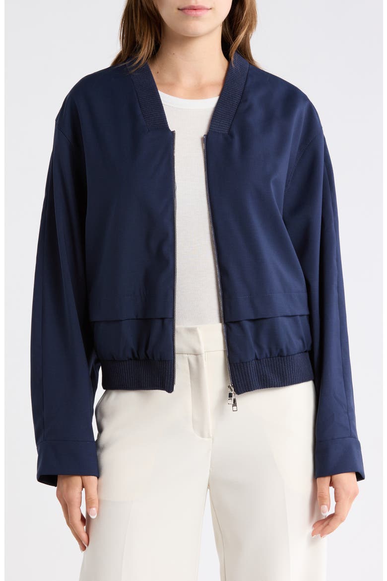 Jirian Virgin Wool Bomber, Main, color, DARK BLUE