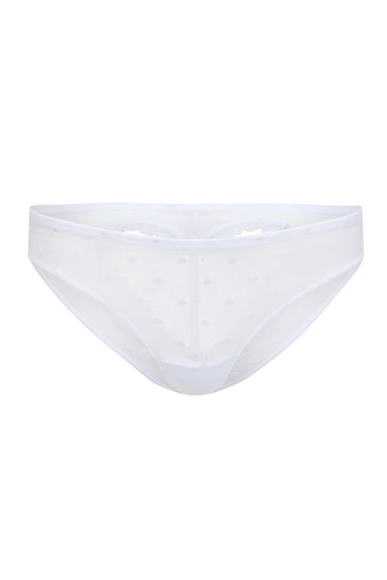 Kalila Bikini Panties, Alternate, color, White
