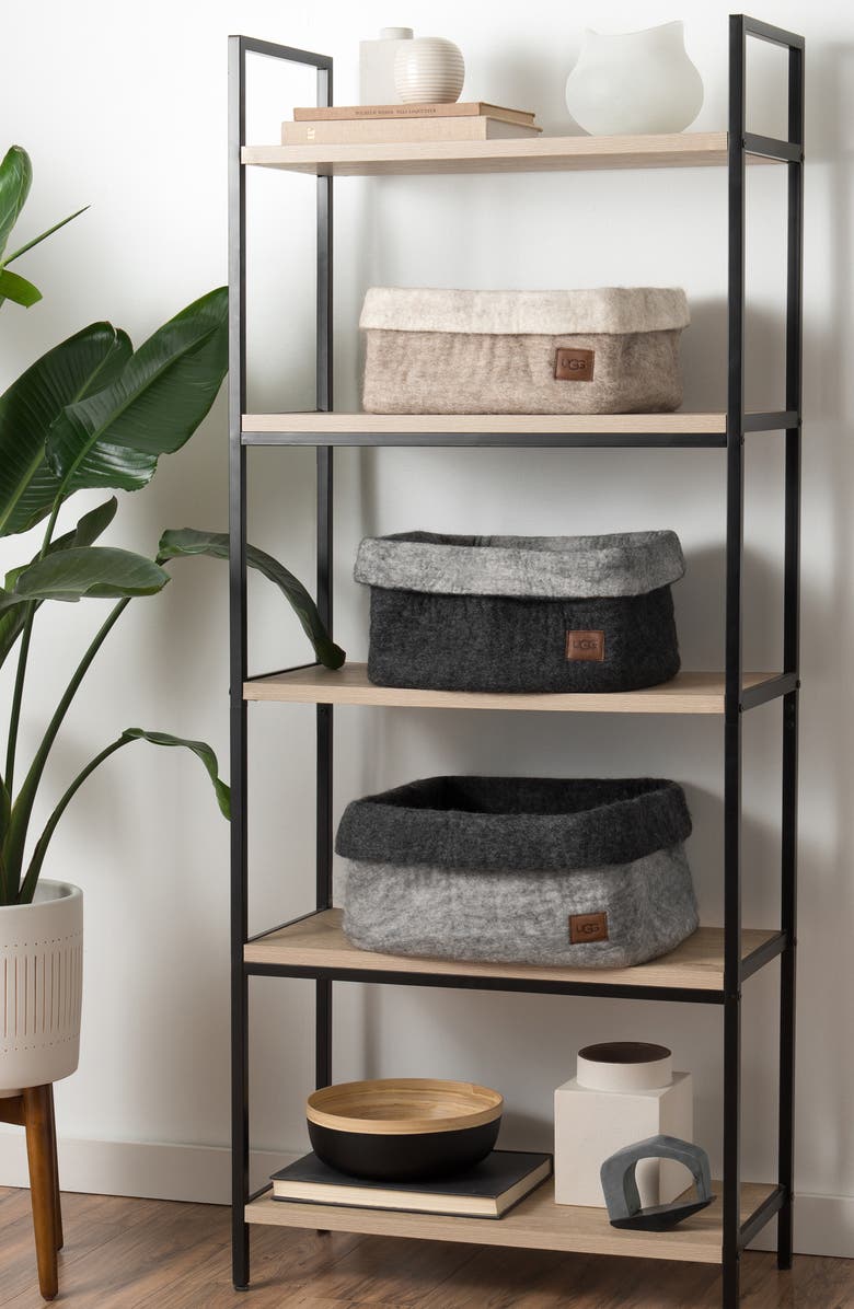 UGG<sup>®</sup> Jade Cove Felted Wool Basket, Alternate, color, 