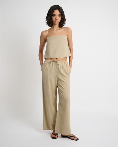 Onia Air Drawstring Linen-blend Pant