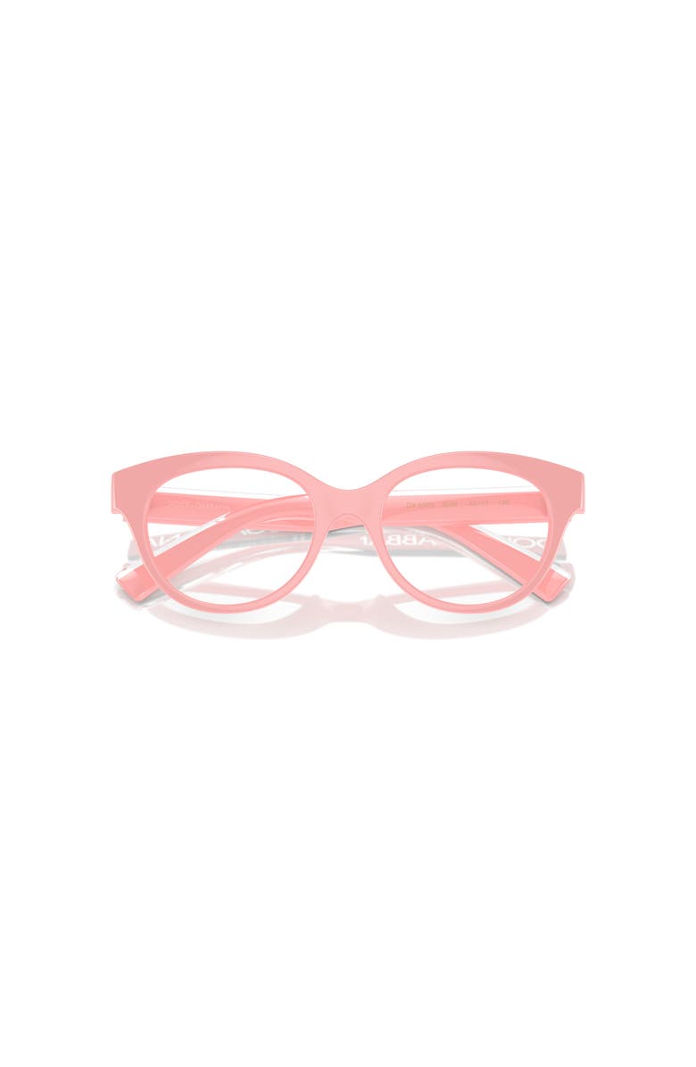Dolce&Gabbana 46mm Phantos optical glasses, Alternate, color, Pink