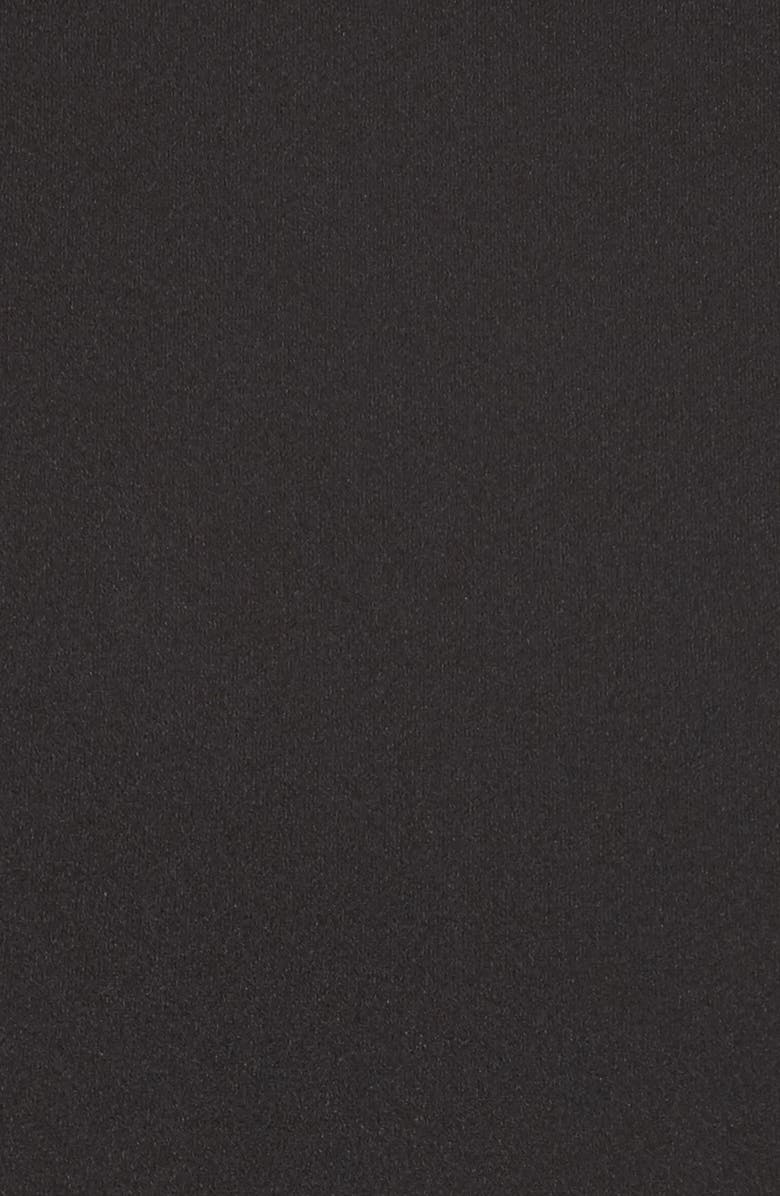 Adrianna Papell Ruffle Side Crepe Mermaid Gown, Alternate, color,