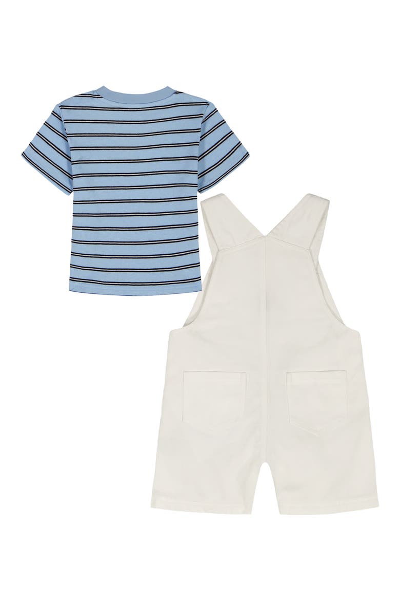 Stripe T-Shirt & Shortalls Set, Alternate, color, 64497-ASSORTED