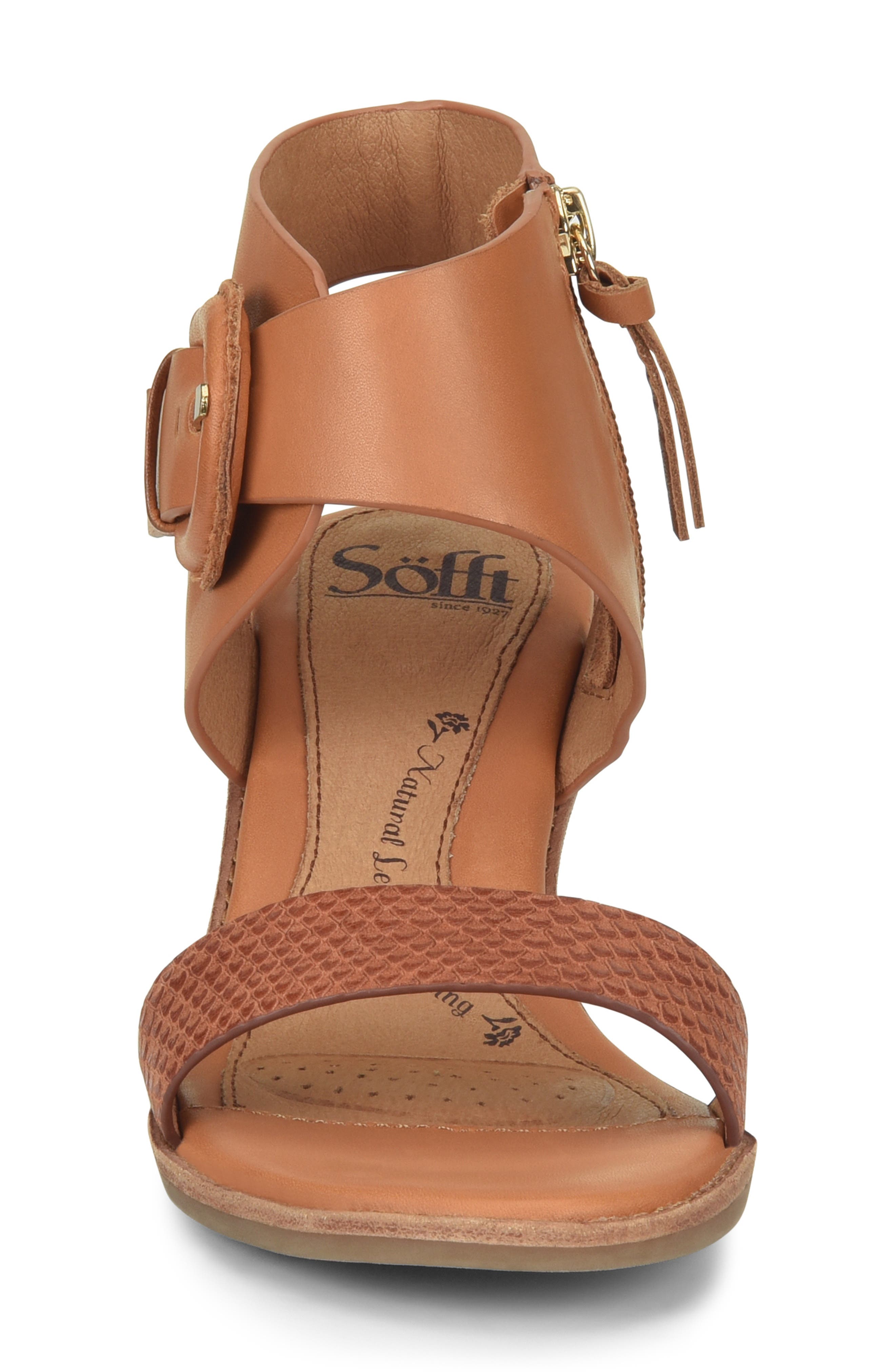 Menaka Sandal, Alternate, color, LUGGAGE LEATHER