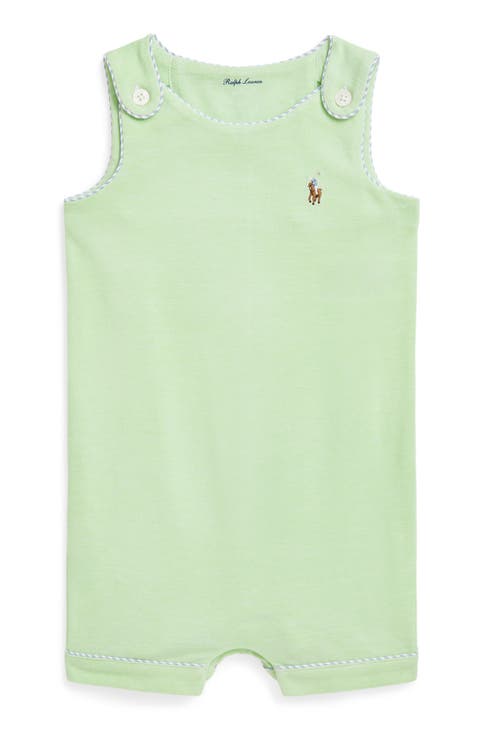 Cotton Oxford Romper (Baby)