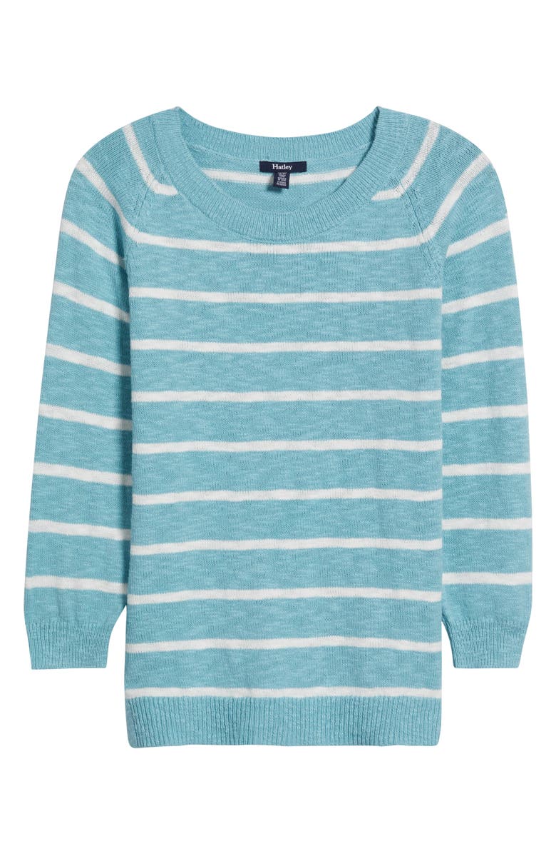 Hatley Aruba Stripe Crewneck Sweater, Alternate, color, 