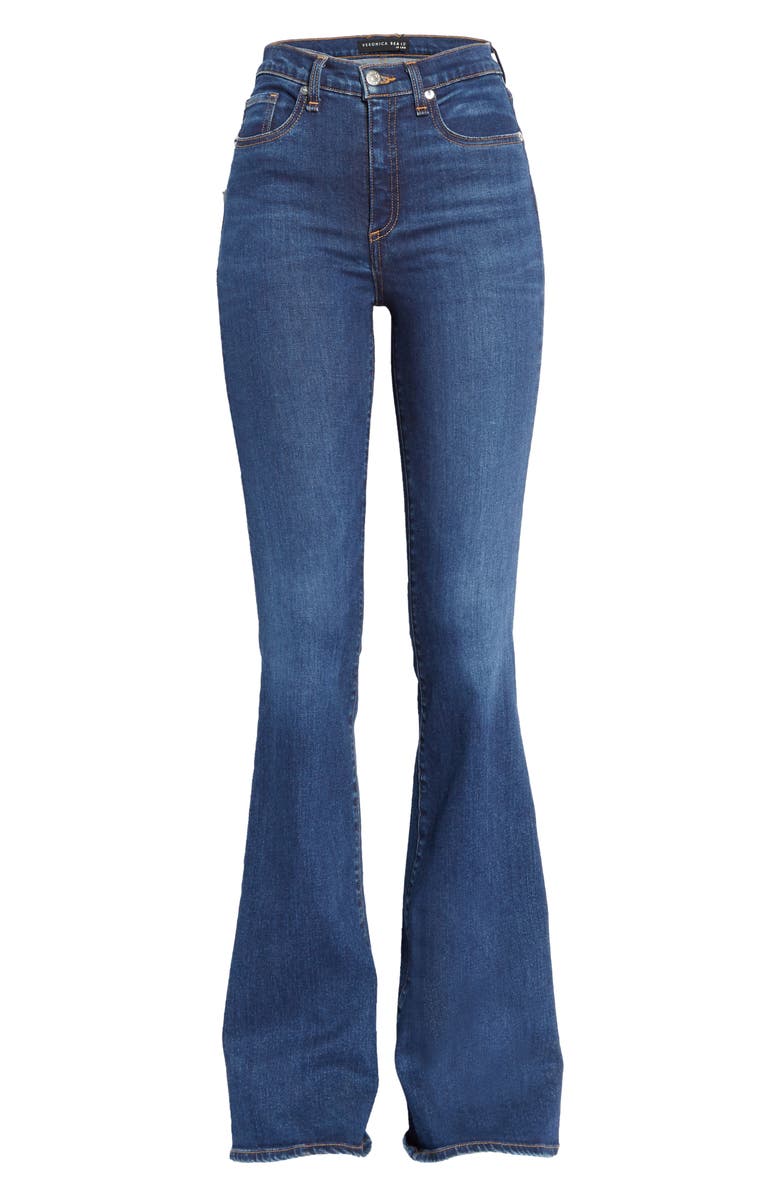 Veronica Beard Beverly High Waist Skinny Flare Jeans, Alternate, color,
