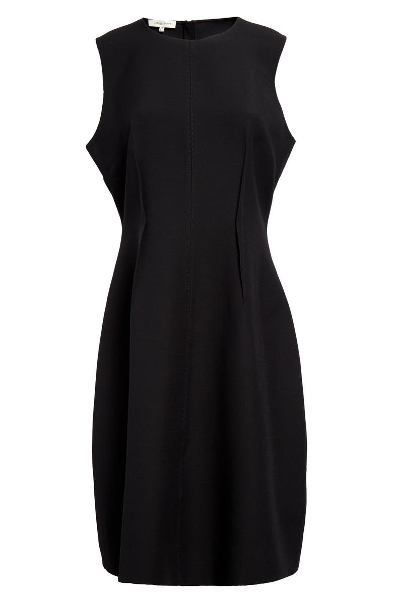 Lafayette 148 New York Exposed Dart Flared Wool & Silk Sheath Dress, Alternate, color, 
