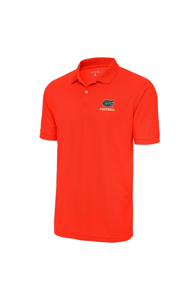 ANTIGUA Men's Antigua Orange Florida Gators Football Legacy Pique Polo, Main, color, 