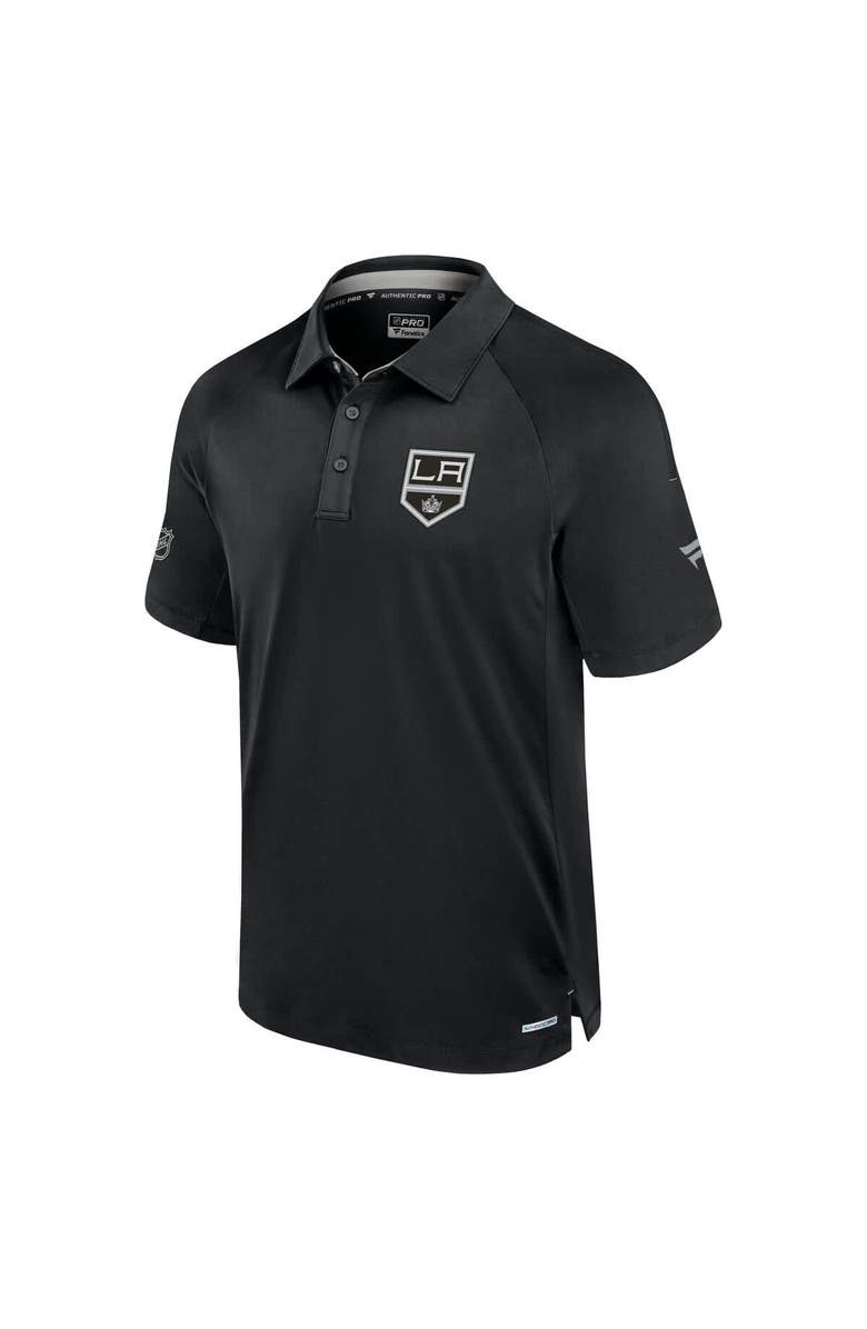 FANATICS Men's Fanatics Black Los Angeles Kings Authentic Pro Rink Polo, Alternate, color,