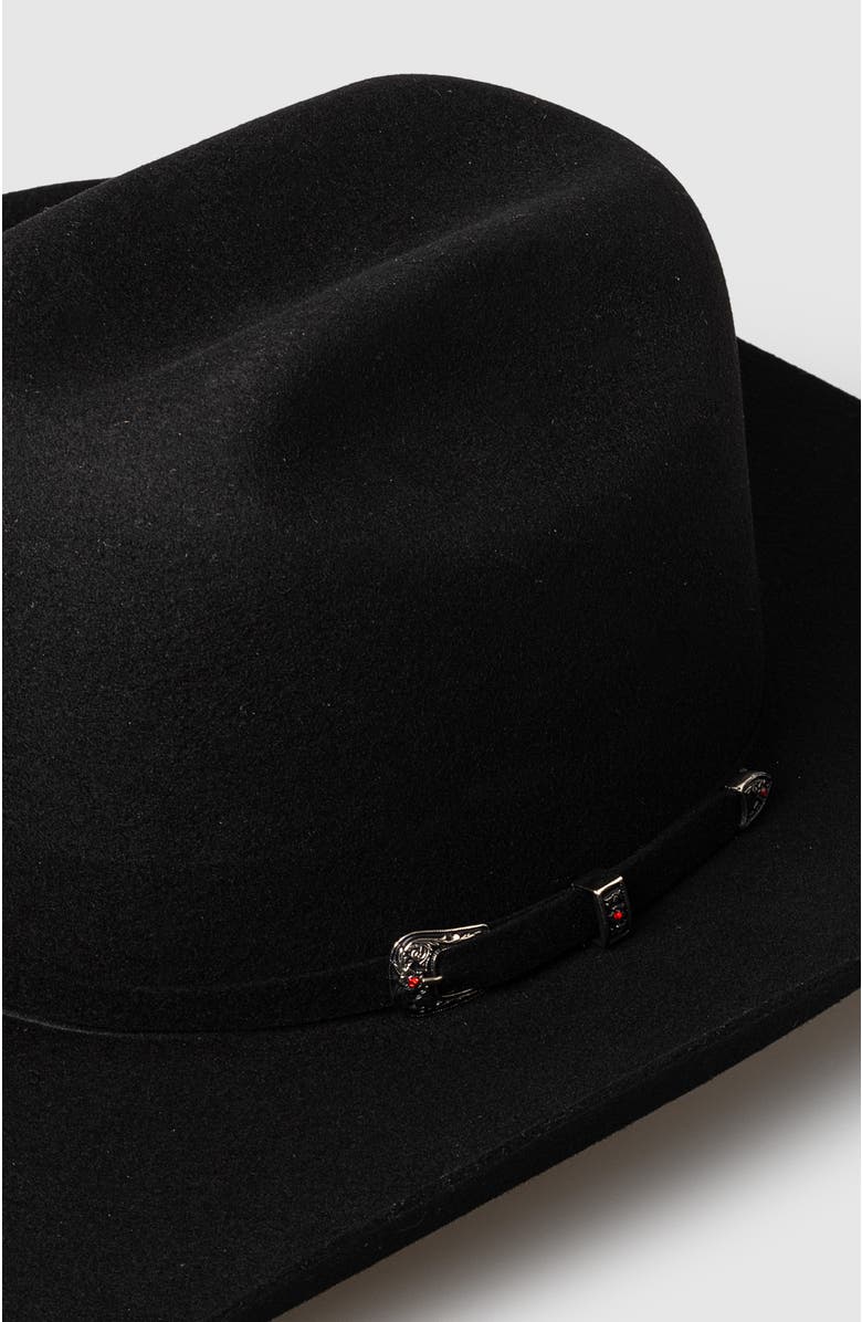 Manela Bison 4X Premier Cowboy Hat, Alternate, color, Black