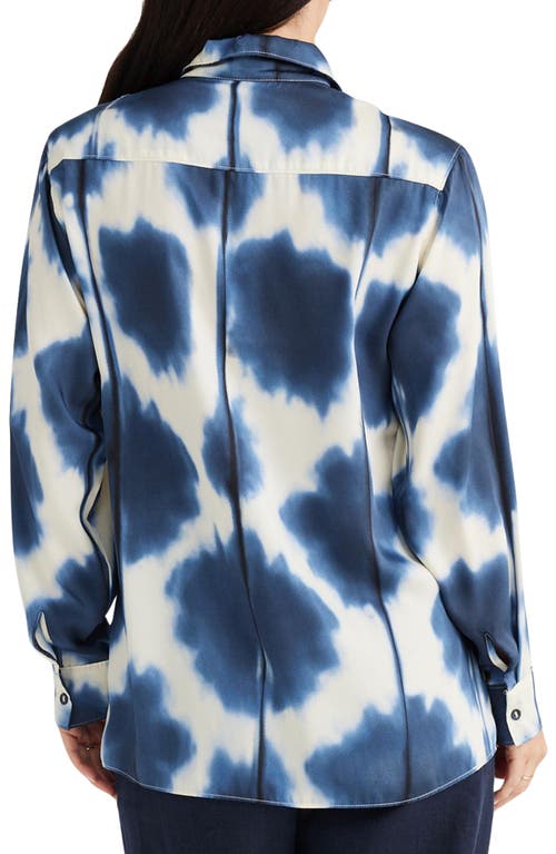 BRAVE + TRUE BRAVE+TRUE HUNTER ABSTRACT PRINT BUTTON-UP SHIRT