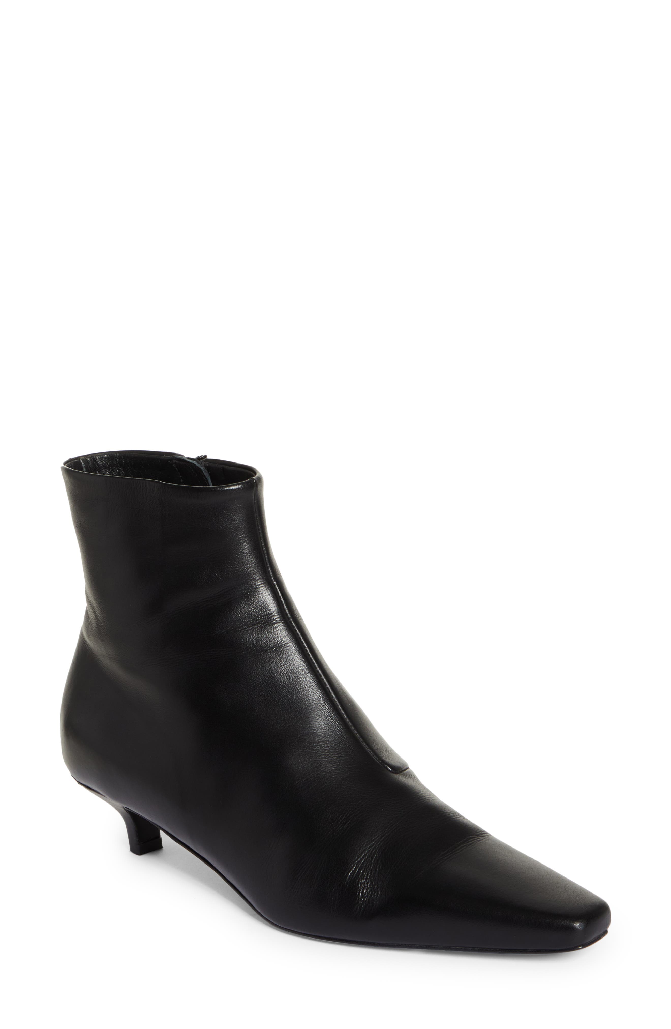 TOTEME The Slim Ankle Boot, Main, color, 