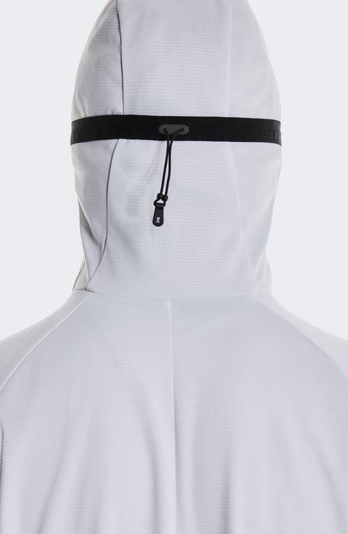 On Climate Zip Hoodie In White
