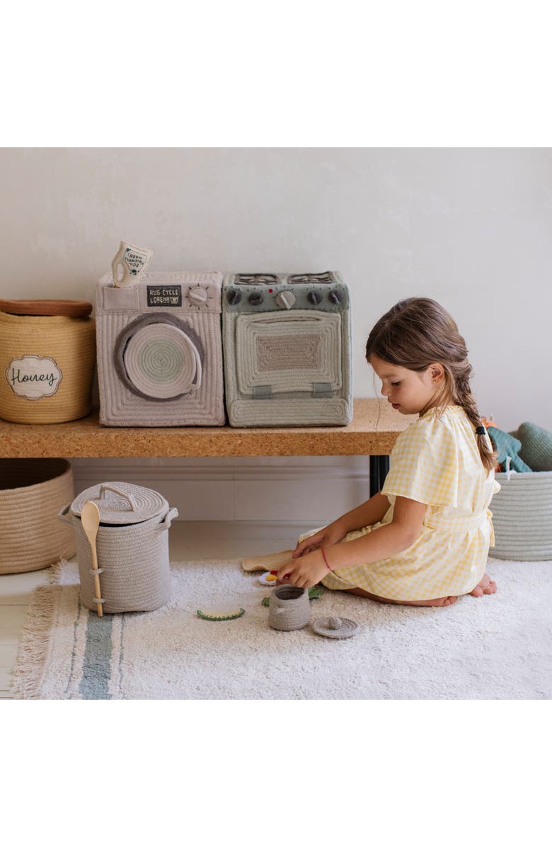 Lorena Canals Play Basket Little Chef, Alternate, color, Grey