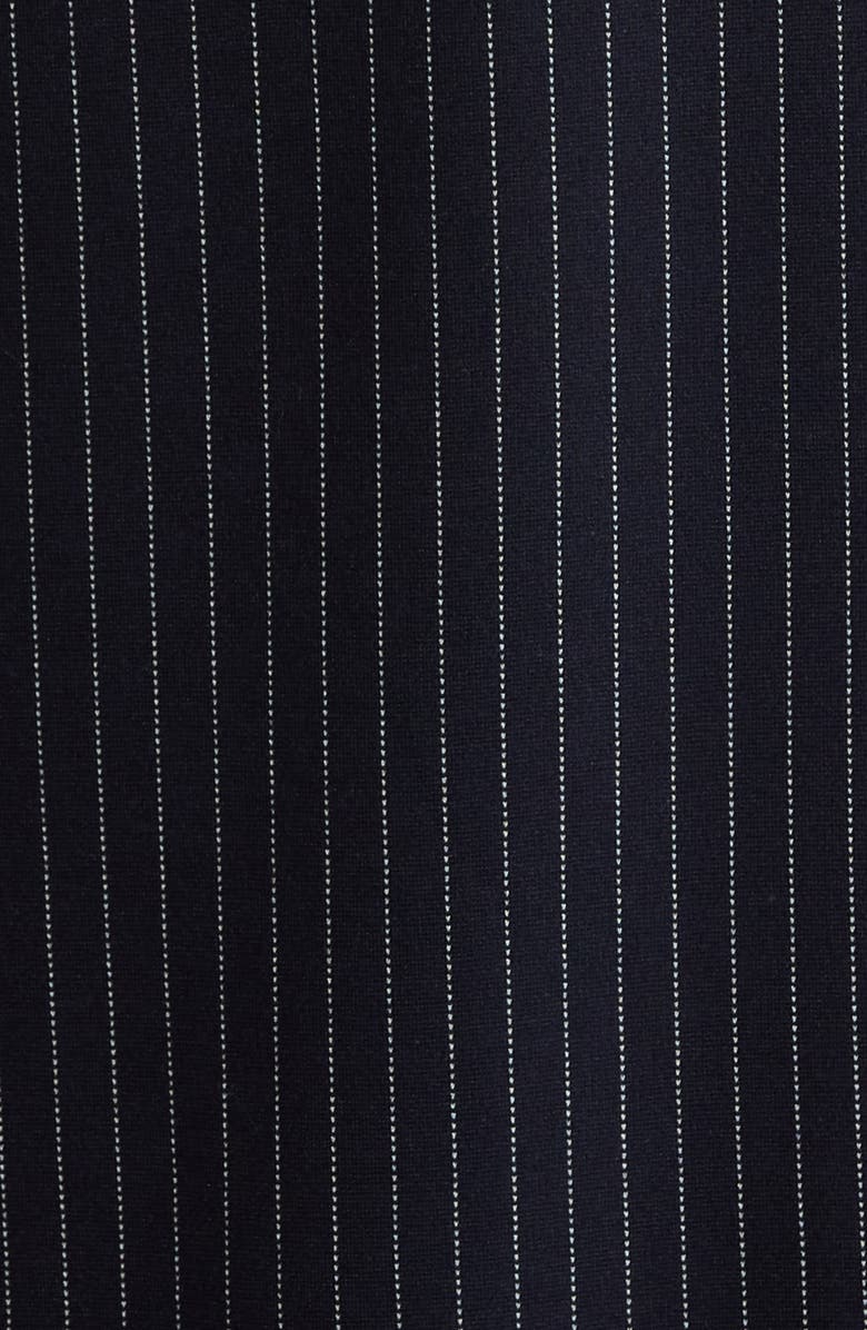 Liverpool Pinstripe Front Pleat Wide Leg Pants, Alternate, color, 