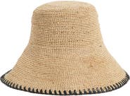 rag & bone Jade Packable Raffia Straw Bucket Hat