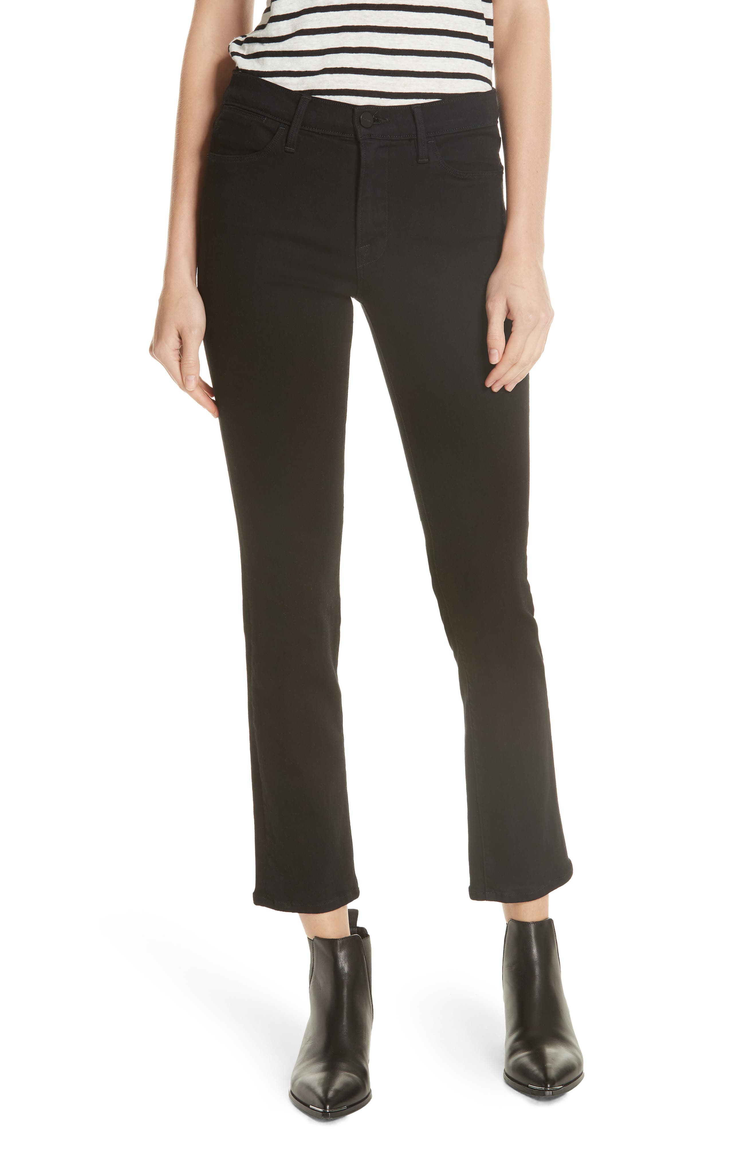 FRAME Le High Straight High Rise Jeans