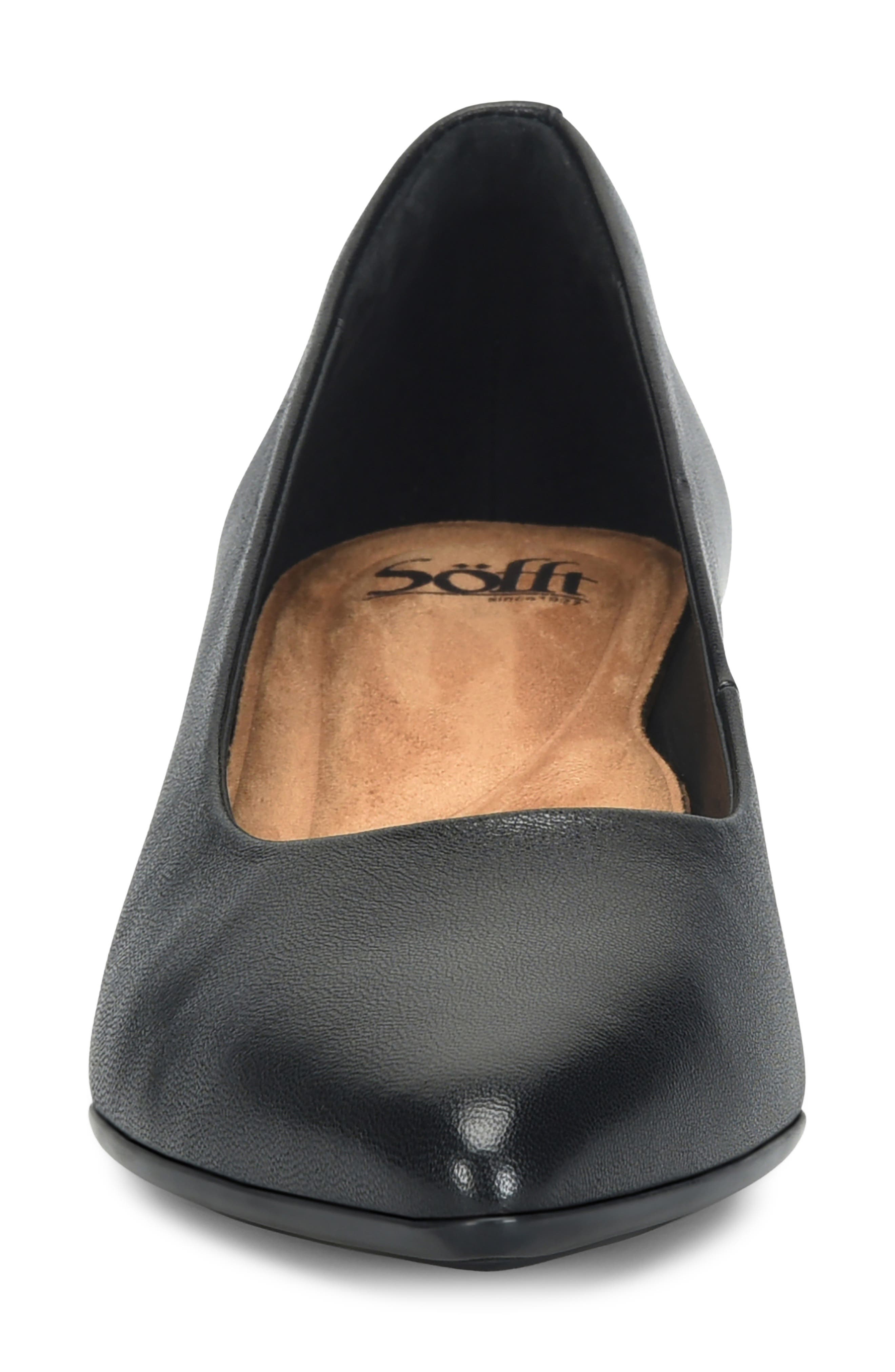 Sandra Pointed Toe Pump, Alternate, color, BLACK