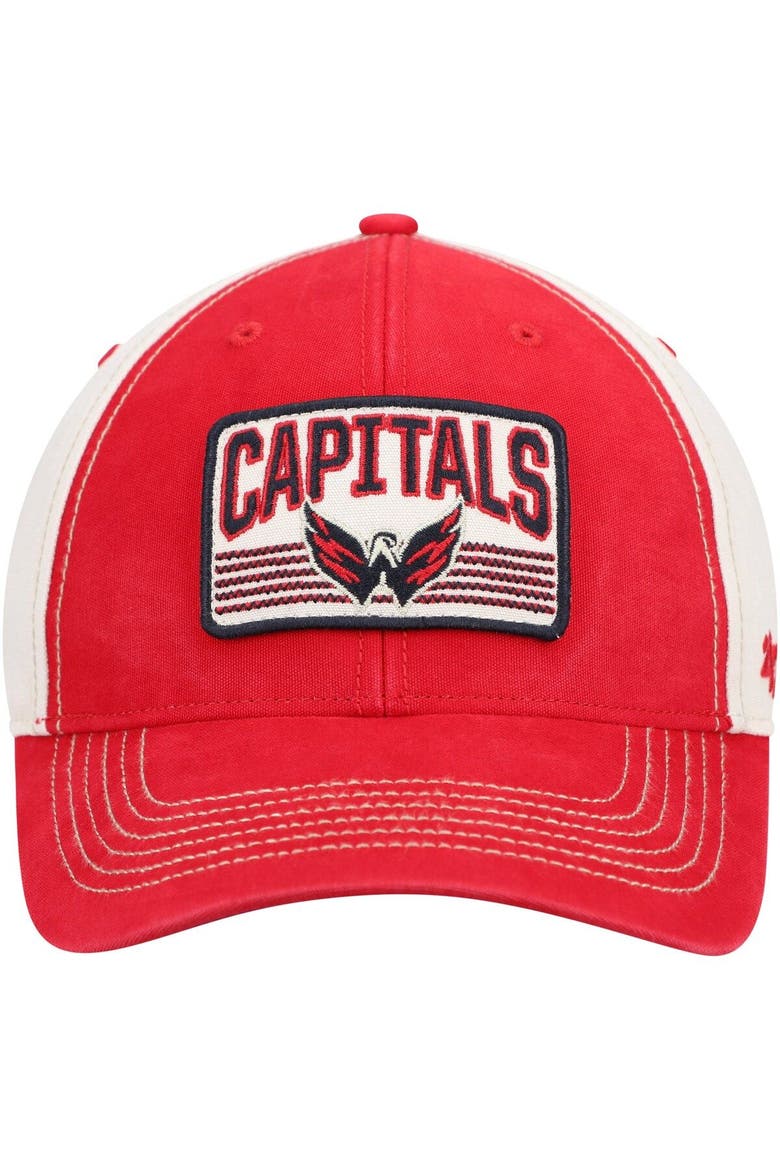Men's '47 Red Washington Capitals Shaw MVP Adjustable Hat, Alternate, color, Red