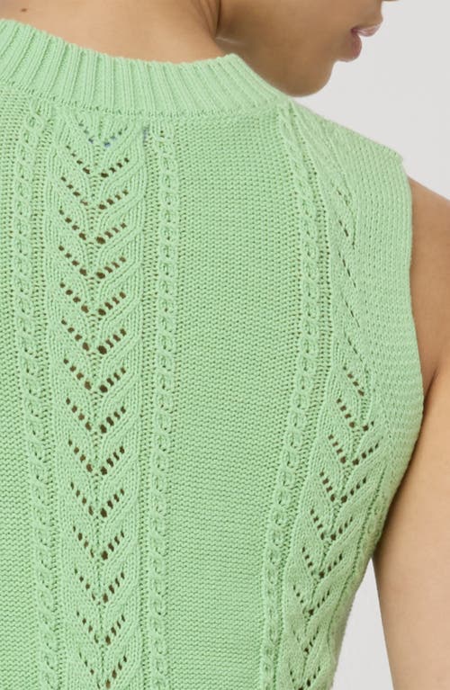 Florence By Mills Pointelle Knit Crop Tank