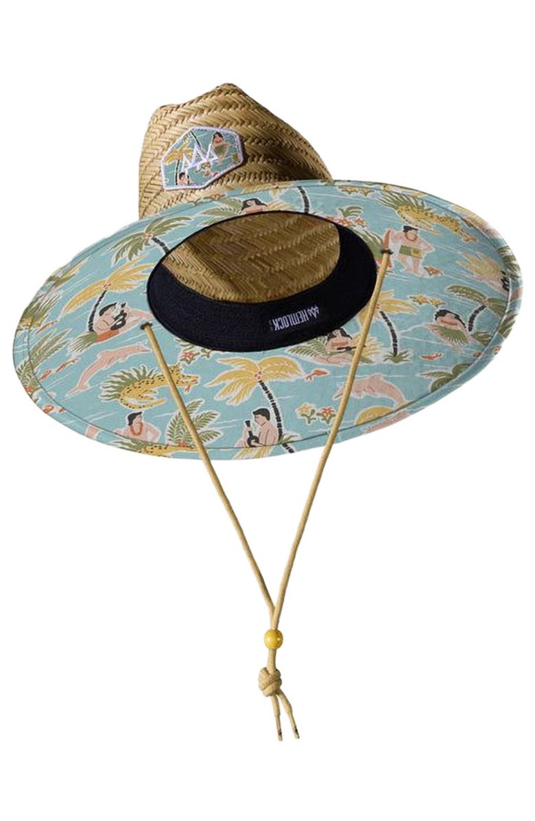 Hemlock Islander Straw Lifeguard Hat, Alternate, color,