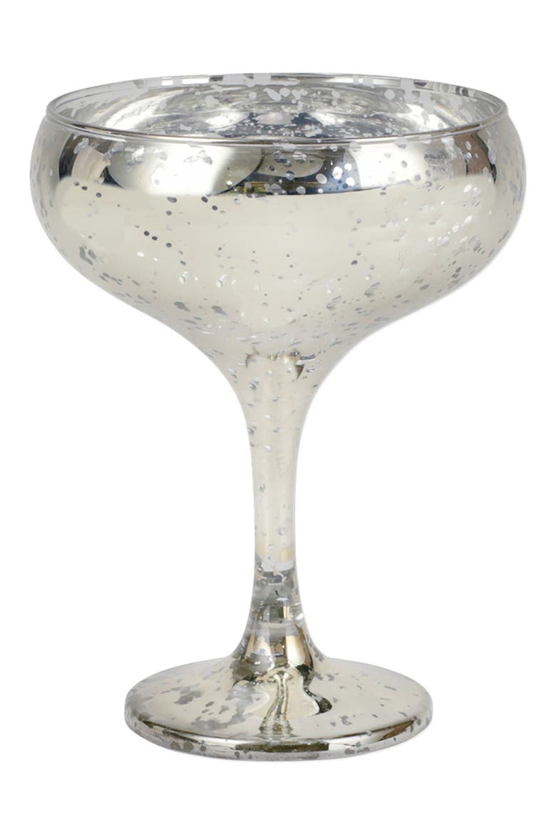 Gatsby Champagne Coupe Glass, Main, color, SILVER