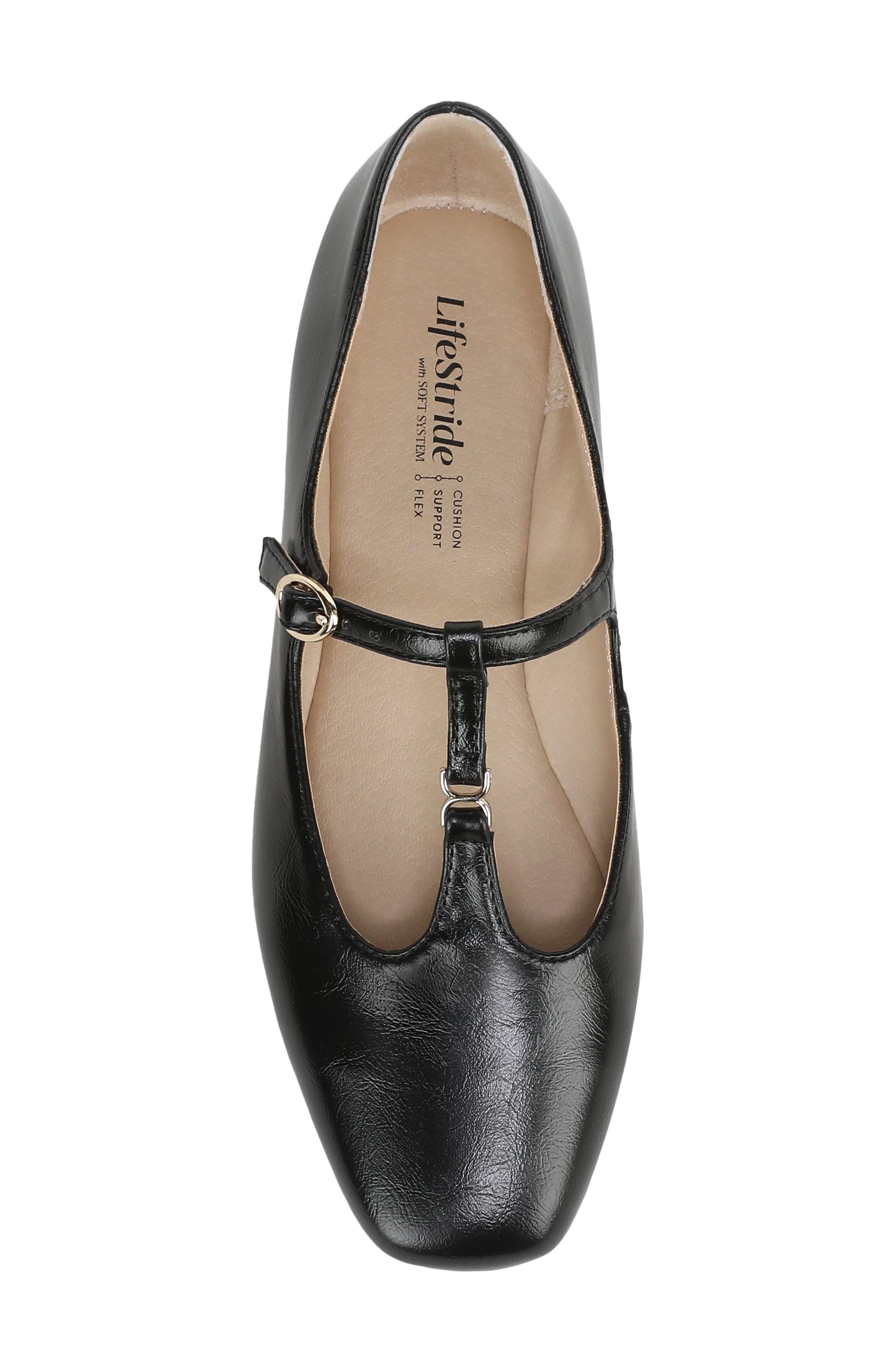 LifeStride Bennett Mary Jane Flat, Alternate, color, Black
