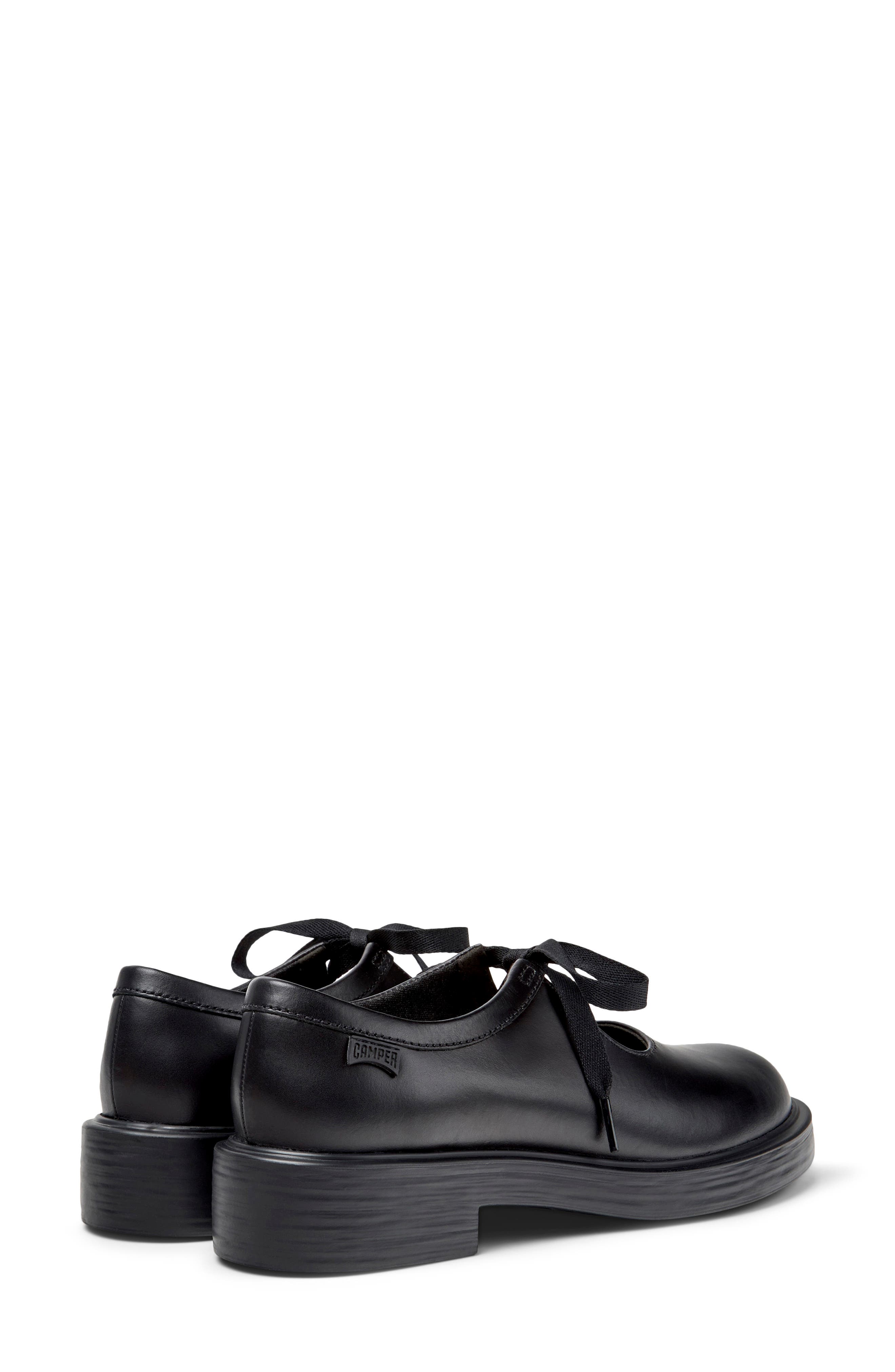 Camper Dean Mary Jane Flat, Alternate, color, Black