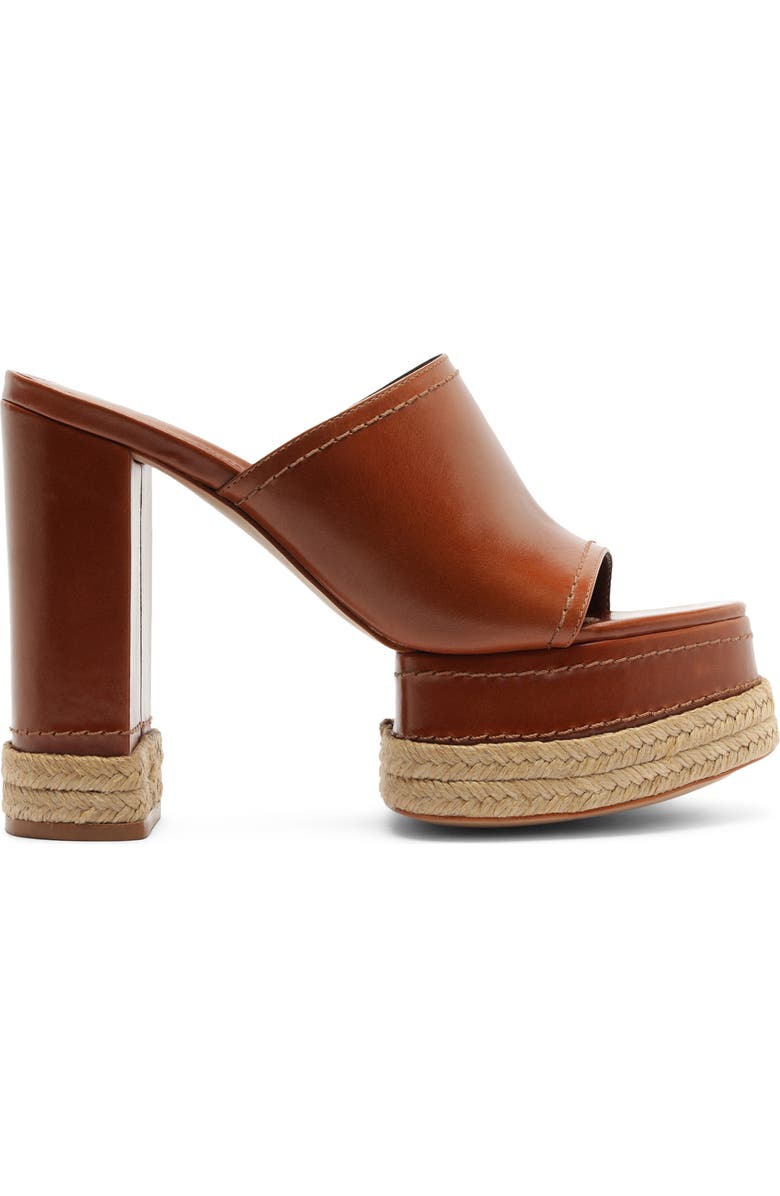 Schutz Darah Platform Sandal, Alternate, color, Cognac