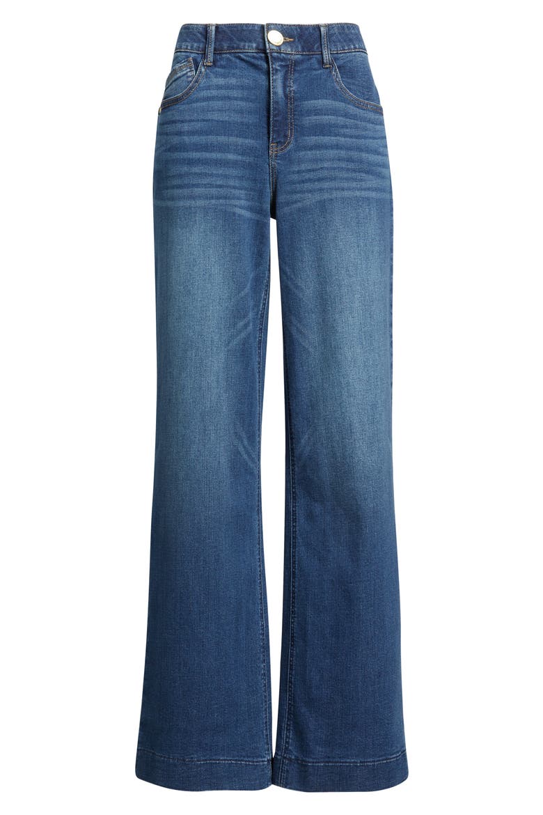 Sam High Waist Wide Leg Jeans, Alternate, color, BLUE
