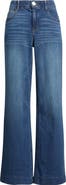 Wit & Wisdom Sam High Waist Wide Leg Jeans