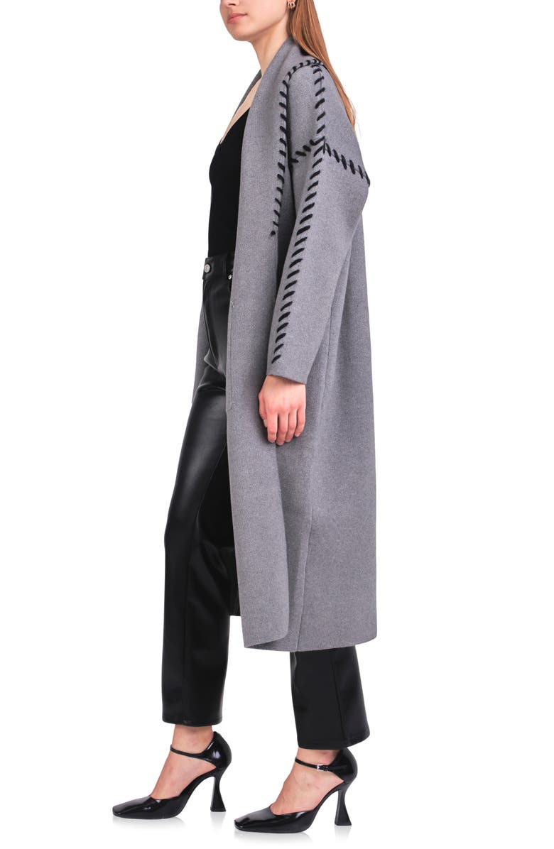 Endless Rose Whipstitch Long Cardigan, Alternate, color,