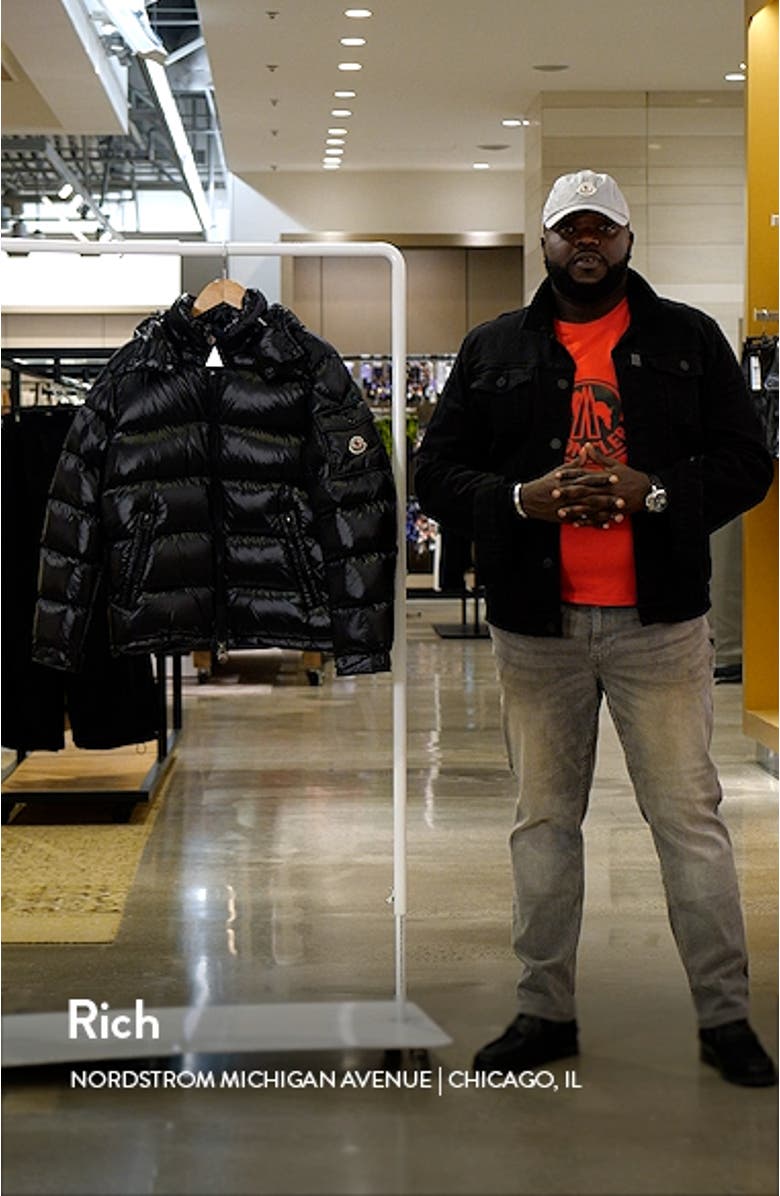 Maya Lacquered Nylon Down Jacket, sales video thumbnail