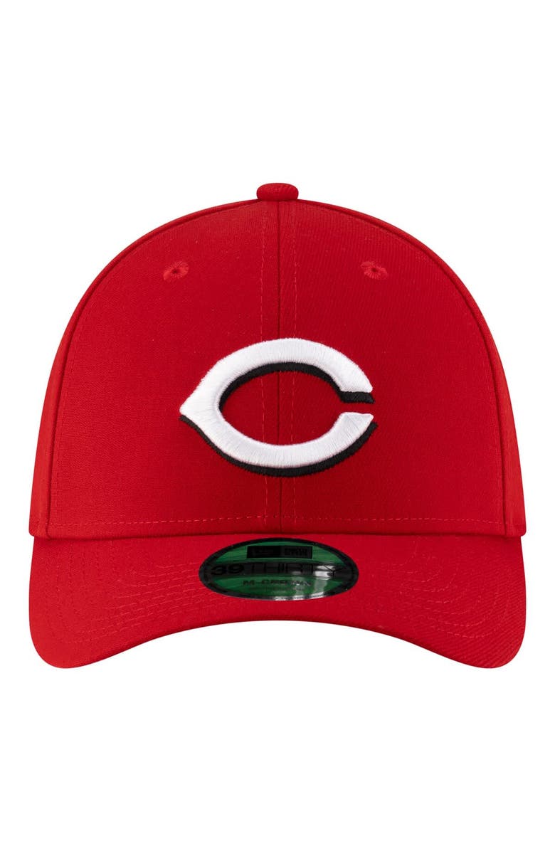 New Era Men's New Era  Red Cincinnati Reds Player Replica 39THIRTY M-Crown Flex Hat, Alternate, color, Red