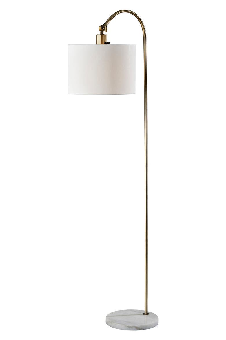 Meredith Floor Lamp, Main, color, ANTIQUE BRASS