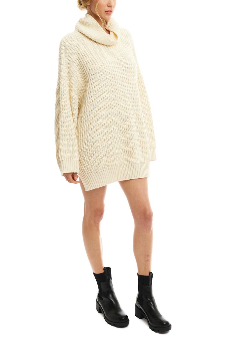 Laney Sweater Dress, Main, color, Creme
