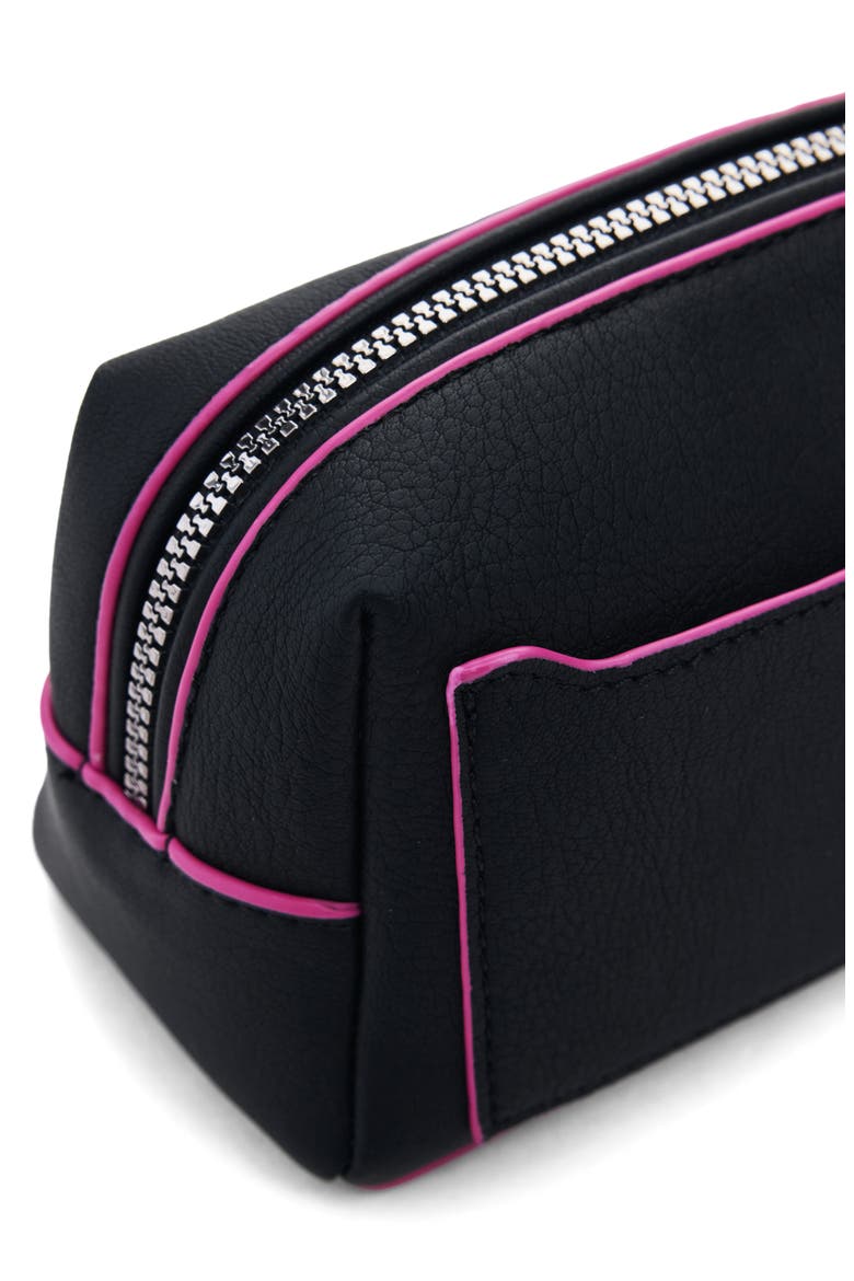 Others Faux Leather Wristlet, Alternate, color, BLACK
