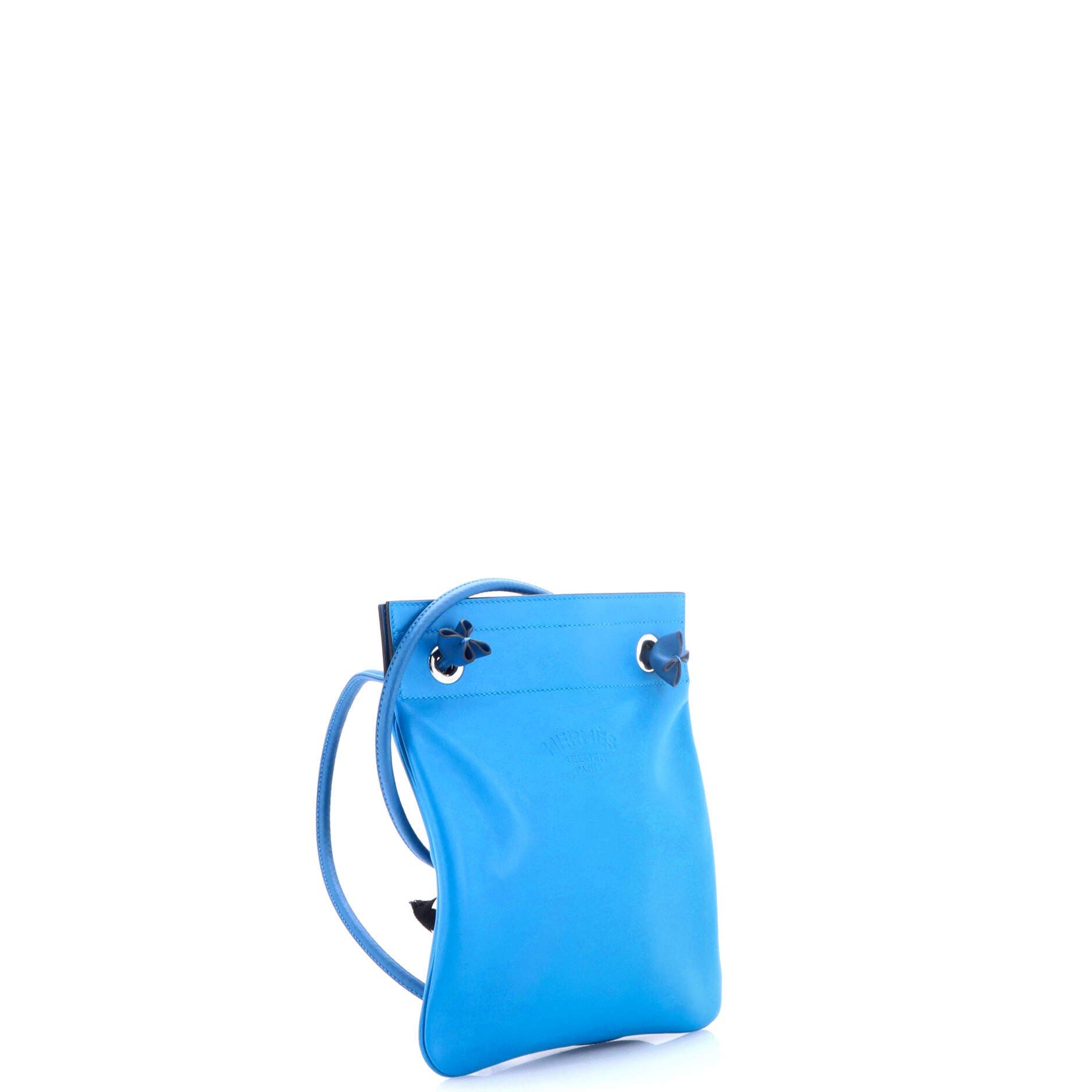 Aline Bag Milo Lambskin and Swift Mini, Alternate, color, Bleu Zanzibar