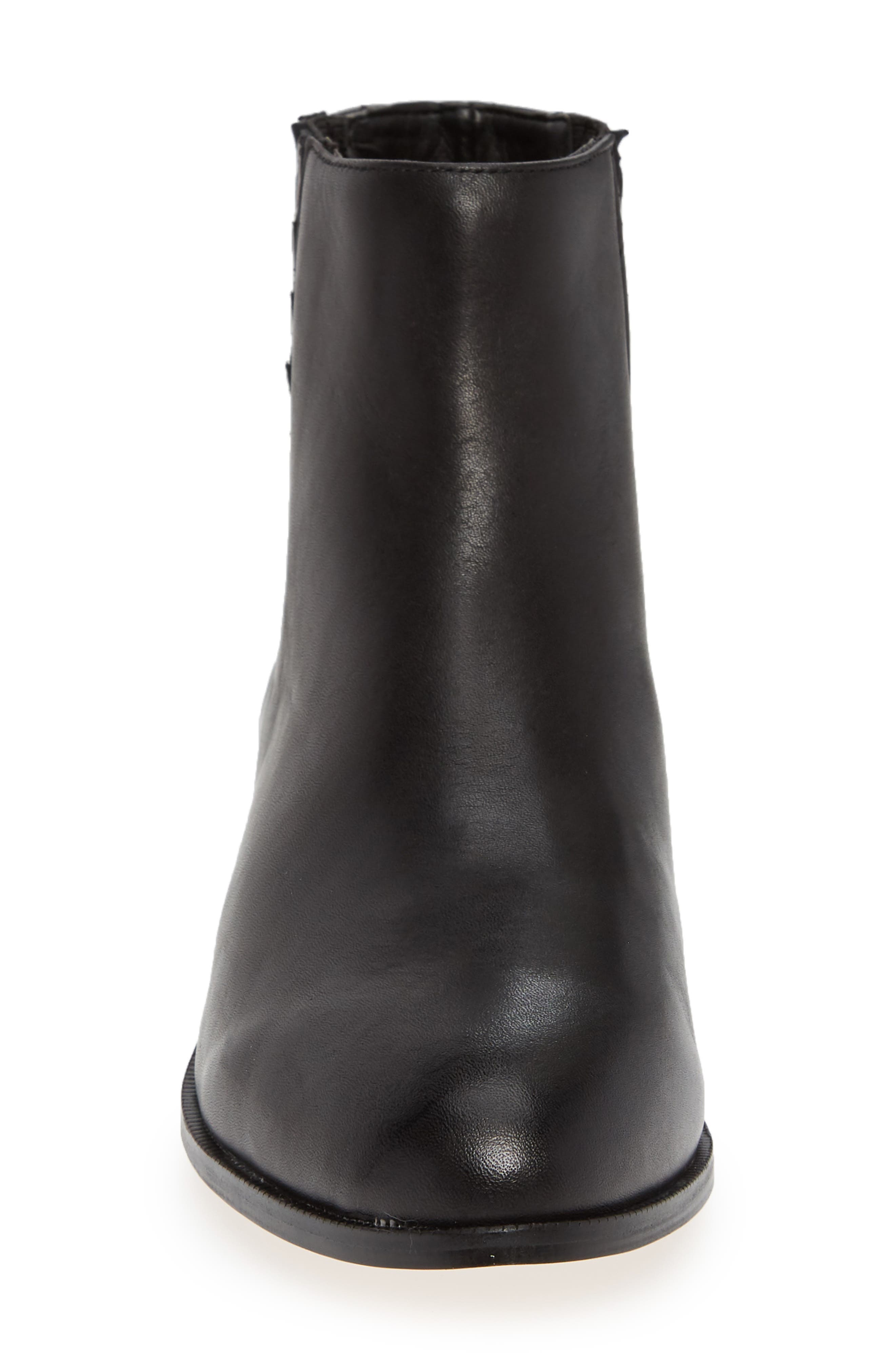 Remse Chelsea Bootie, Alternate, color, BLACK LEATHER