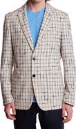 PAISLEY & GRAY Dover Slim Fit Textured Plaid Sport Coat