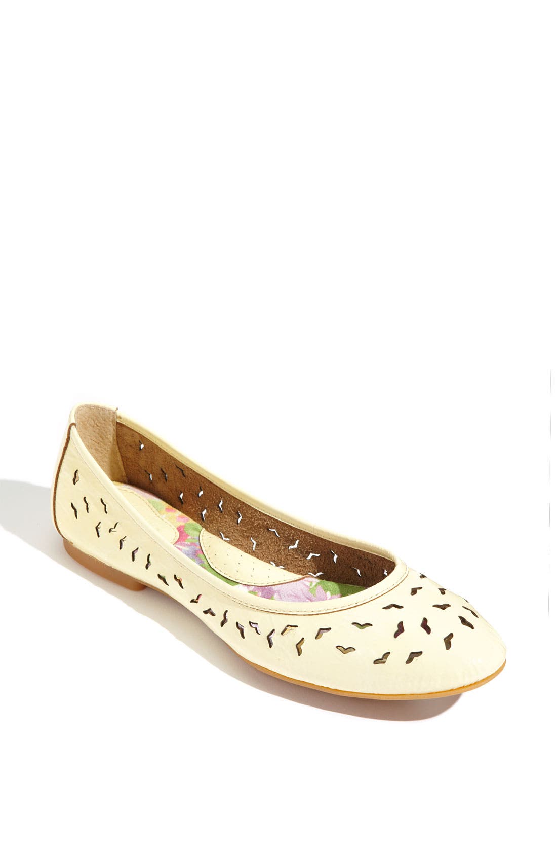 'Canarie' Flat, Main, color, CREAM PATENT