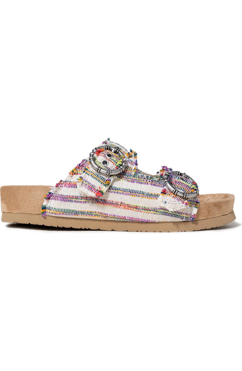 Minnetonka Georgine Sandal, Alternate, color, Fiesta Stripe
